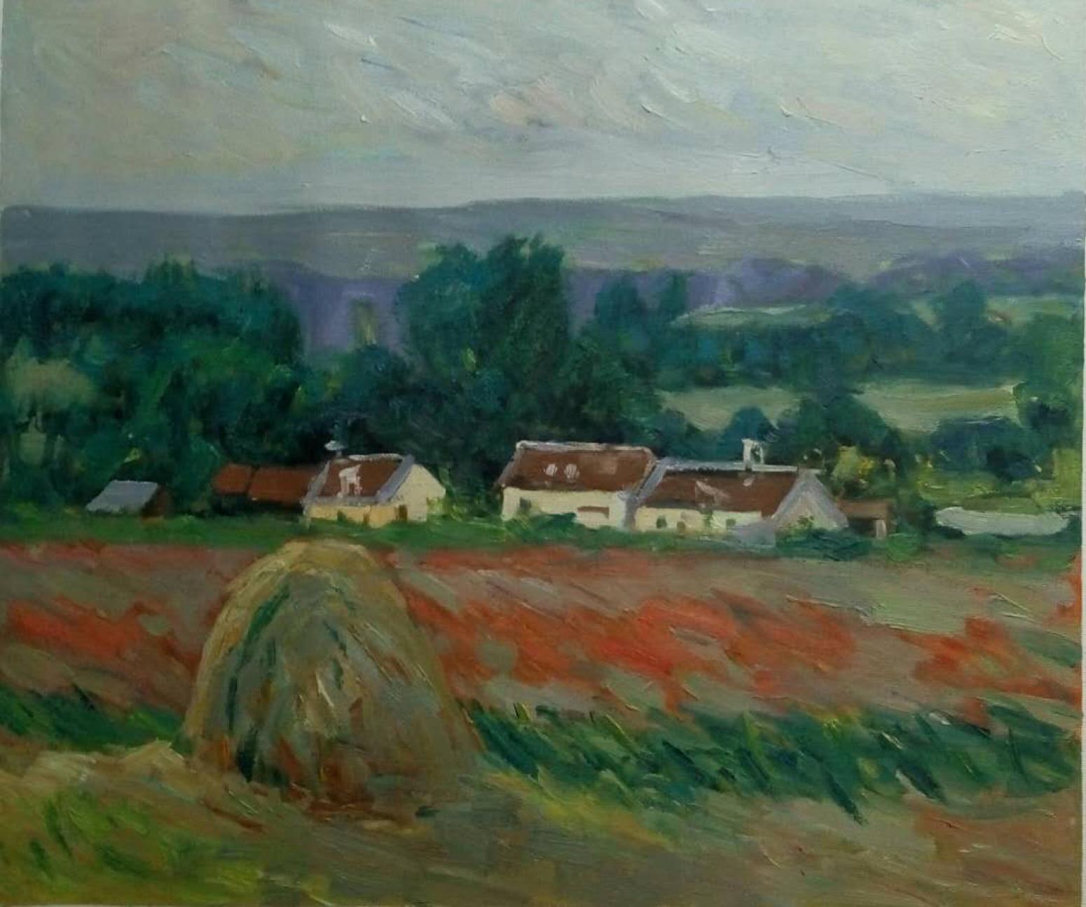 韦振华油画作品《【农庄】作者韦振华 临摹》【图0】