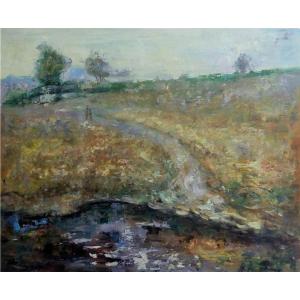 艺术品图片：艺术家韦振华油画作品名称《【原野】作者韦振华 临摹》价格528.00 元