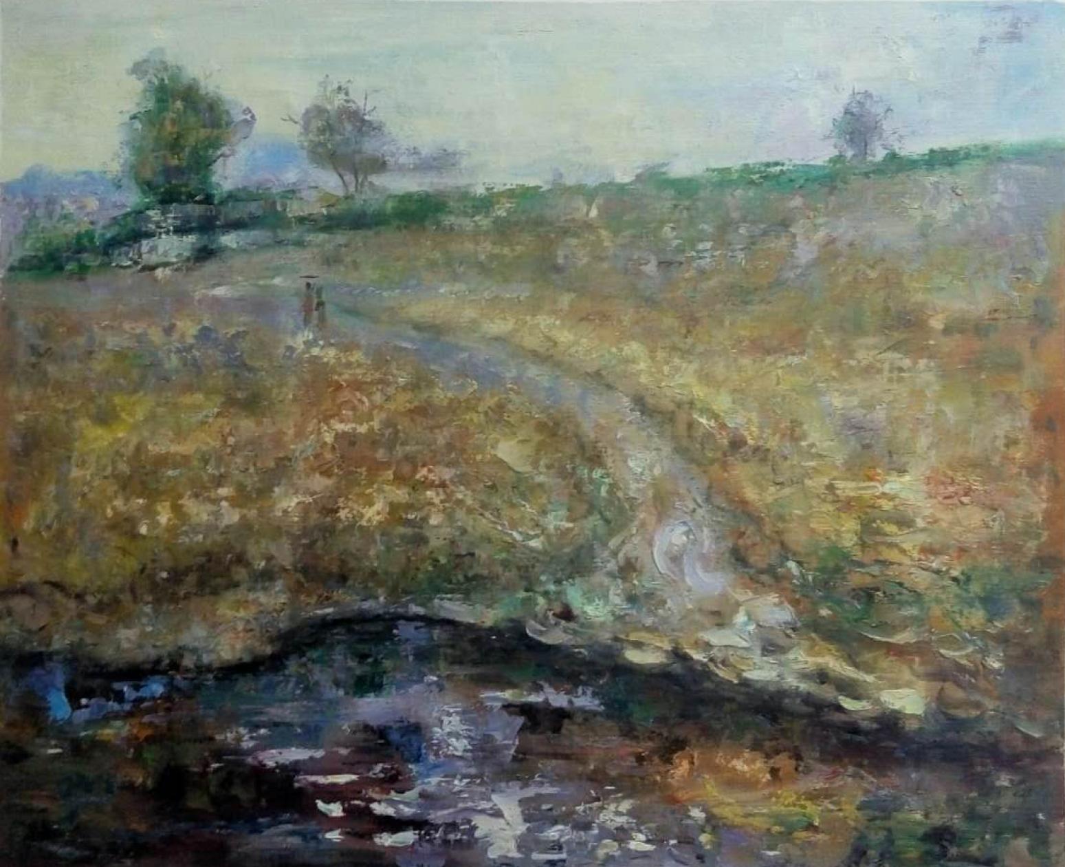 韦振华油画作品《【原野】作者韦振华 临摹》【图0】