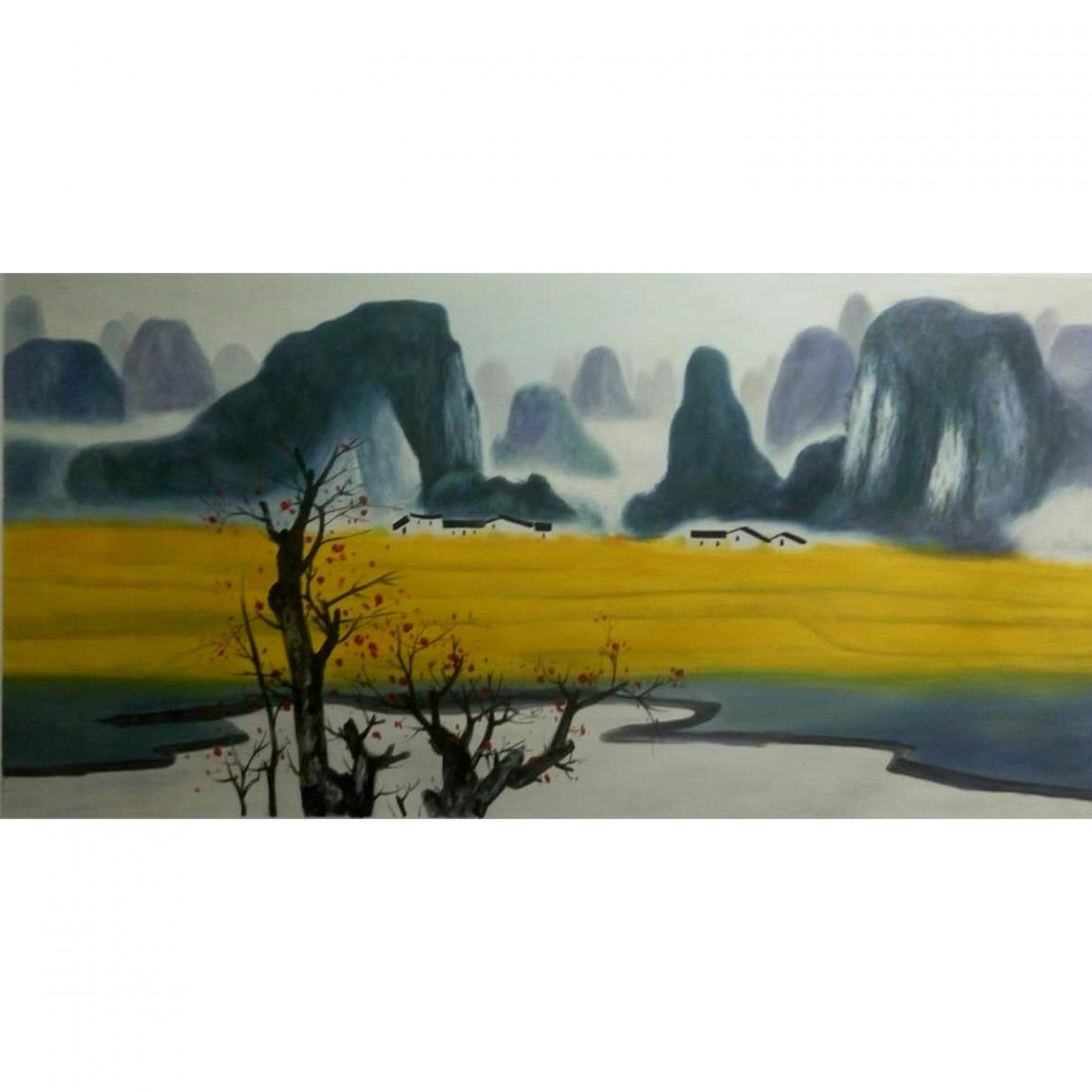 韦振华国画作品《【丰收】作者韦振华 临摹》