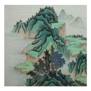 艺术品图片：艺术家艾国国画作品名称《【山水3】作者艾国》价格456.00 元