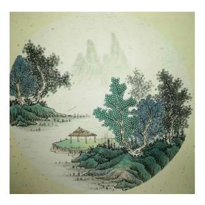 艺术品图片：艺术家艾国国画作品名称《【山水4】作者艾国》价格240.00 元