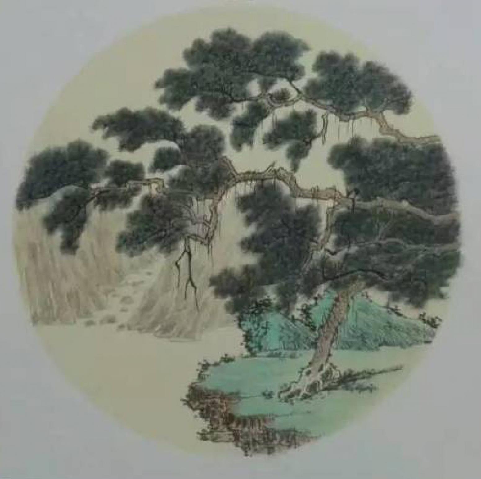 艾国国画作品《【山水5】作者艾国》【图0】