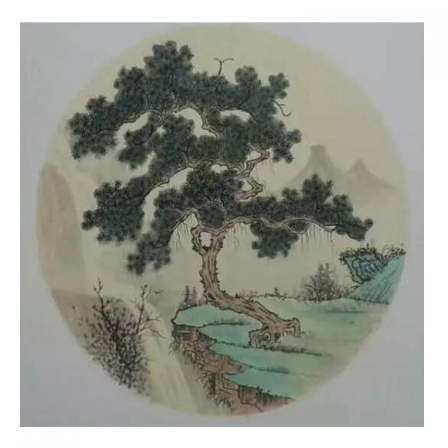 艾国国画作品《【山水6】作者艾国》