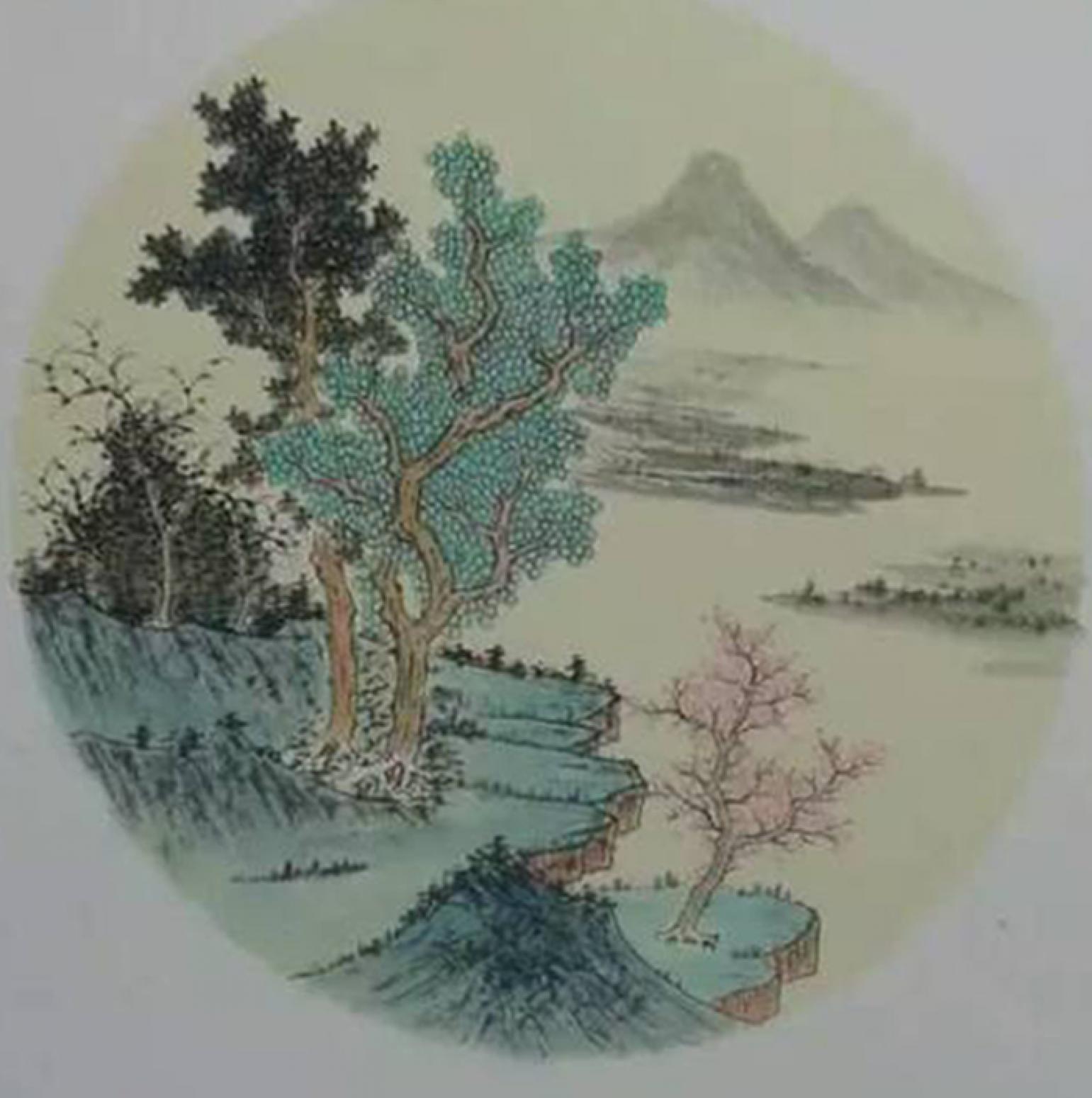 艾国国画作品《【山水7】作者艾国》【图0】