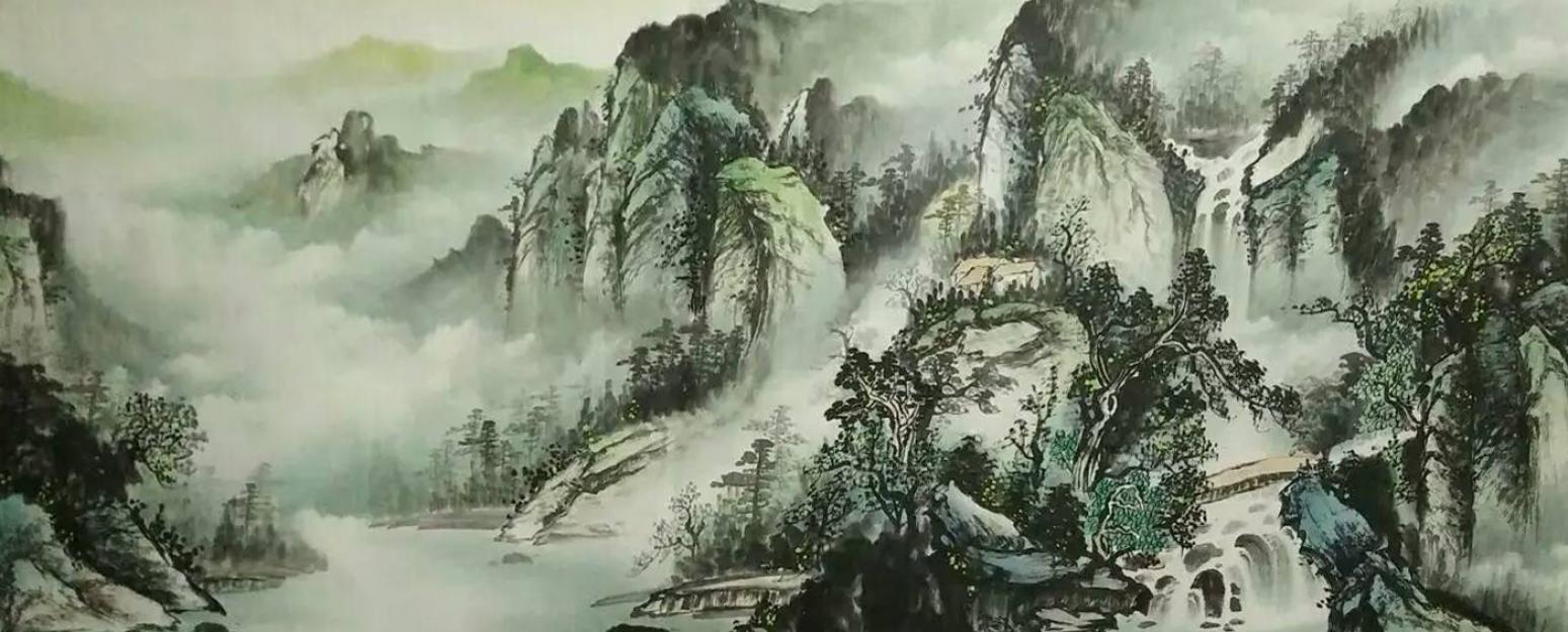 艾国国画作品《【山水12】作者艾国》【图0】