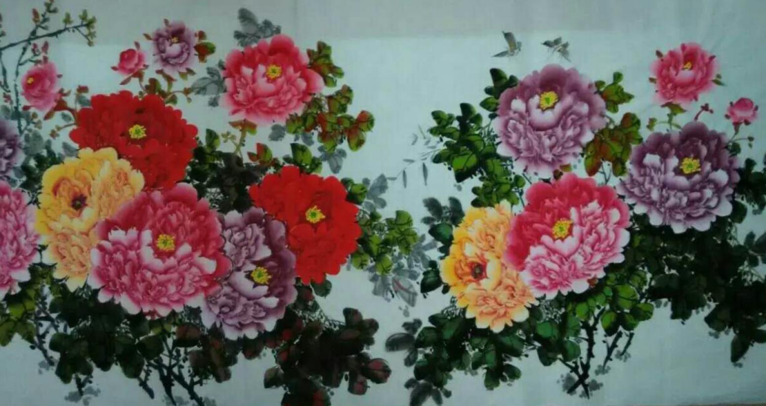 艾国国画作品《【花鸟2】作者艾国》【图0】