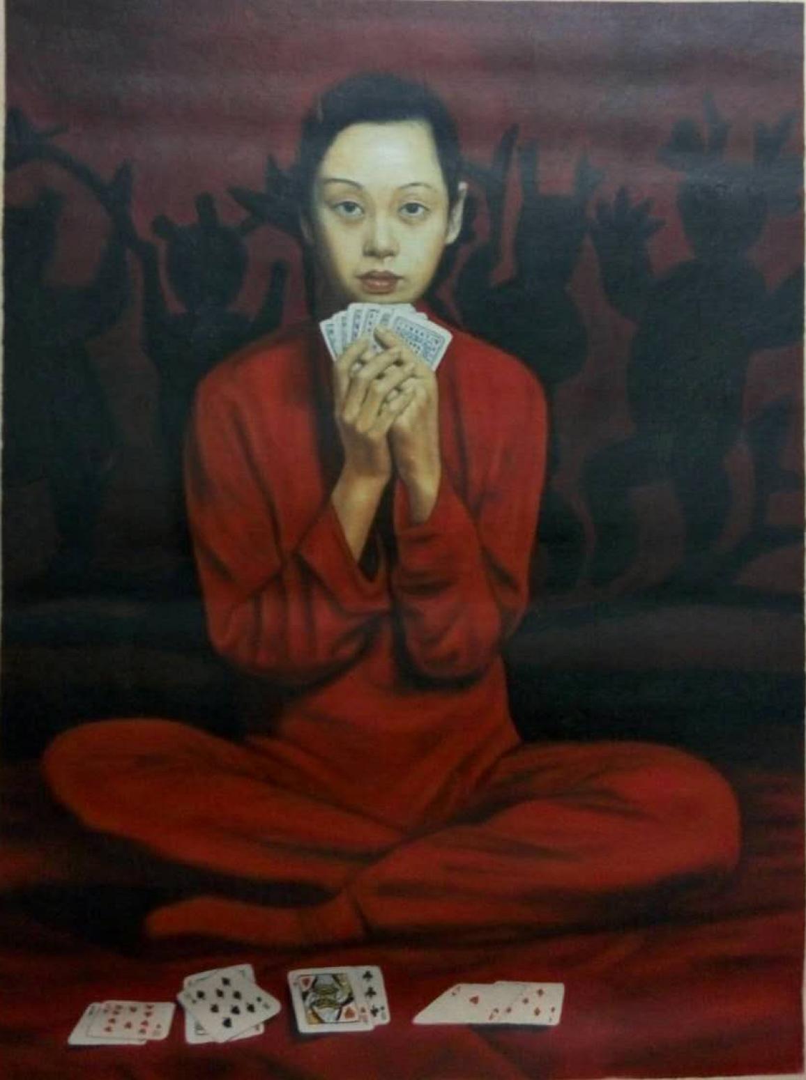 韦振华油画作品《【吉日】作者韦振华 临摹》【图0】