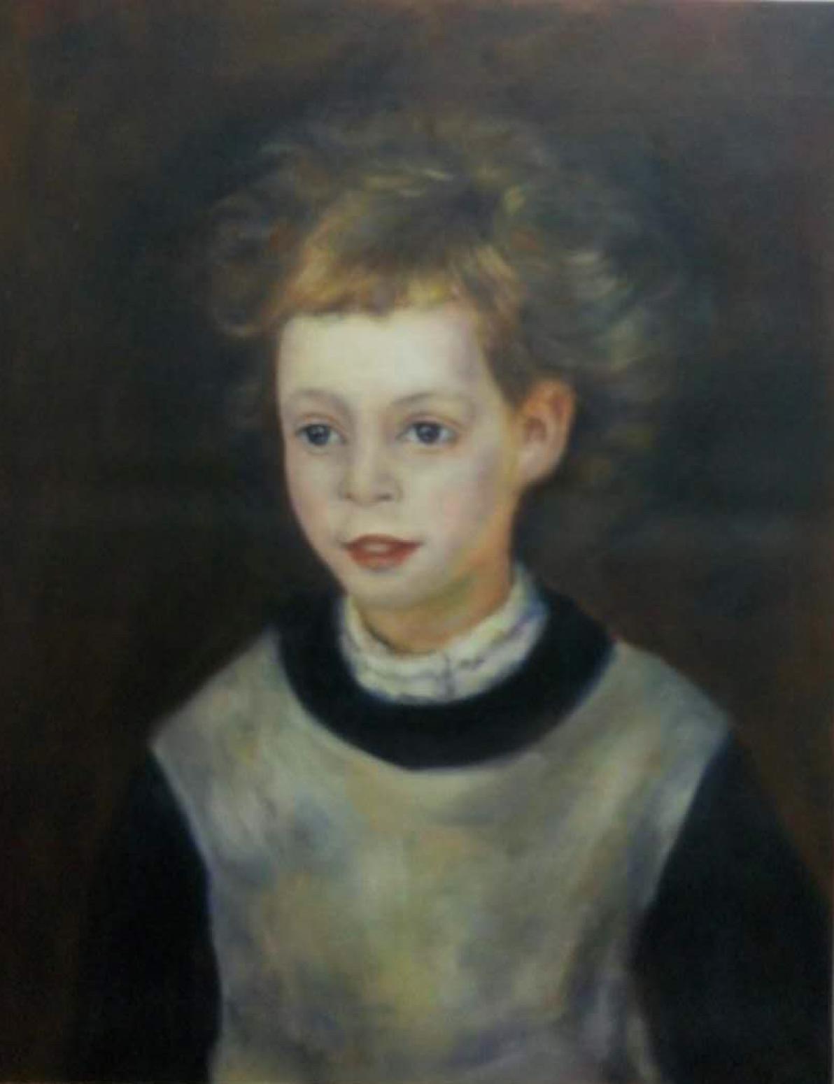 韦振华油画作品《【少年】作者韦振华 临摹》【图0】