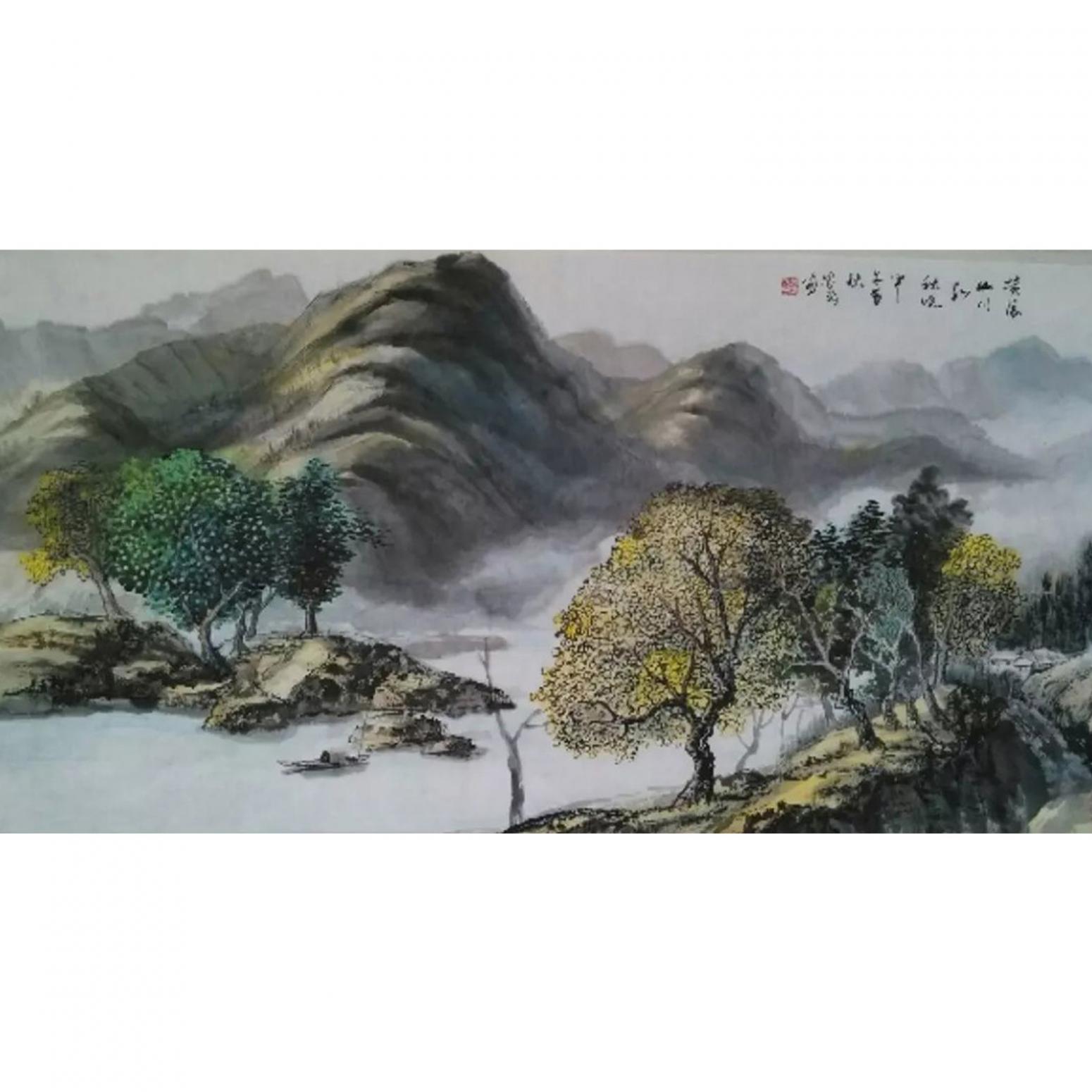 周泽干国画作品《【山水28】作者周泽干》