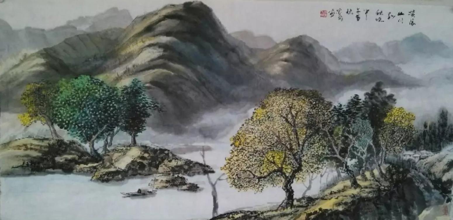 周泽干国画作品《【山水28】作者周泽干》【图0】