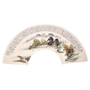 马捷书法作品《【醉翁亭记】作者马捷》价格7200.00元