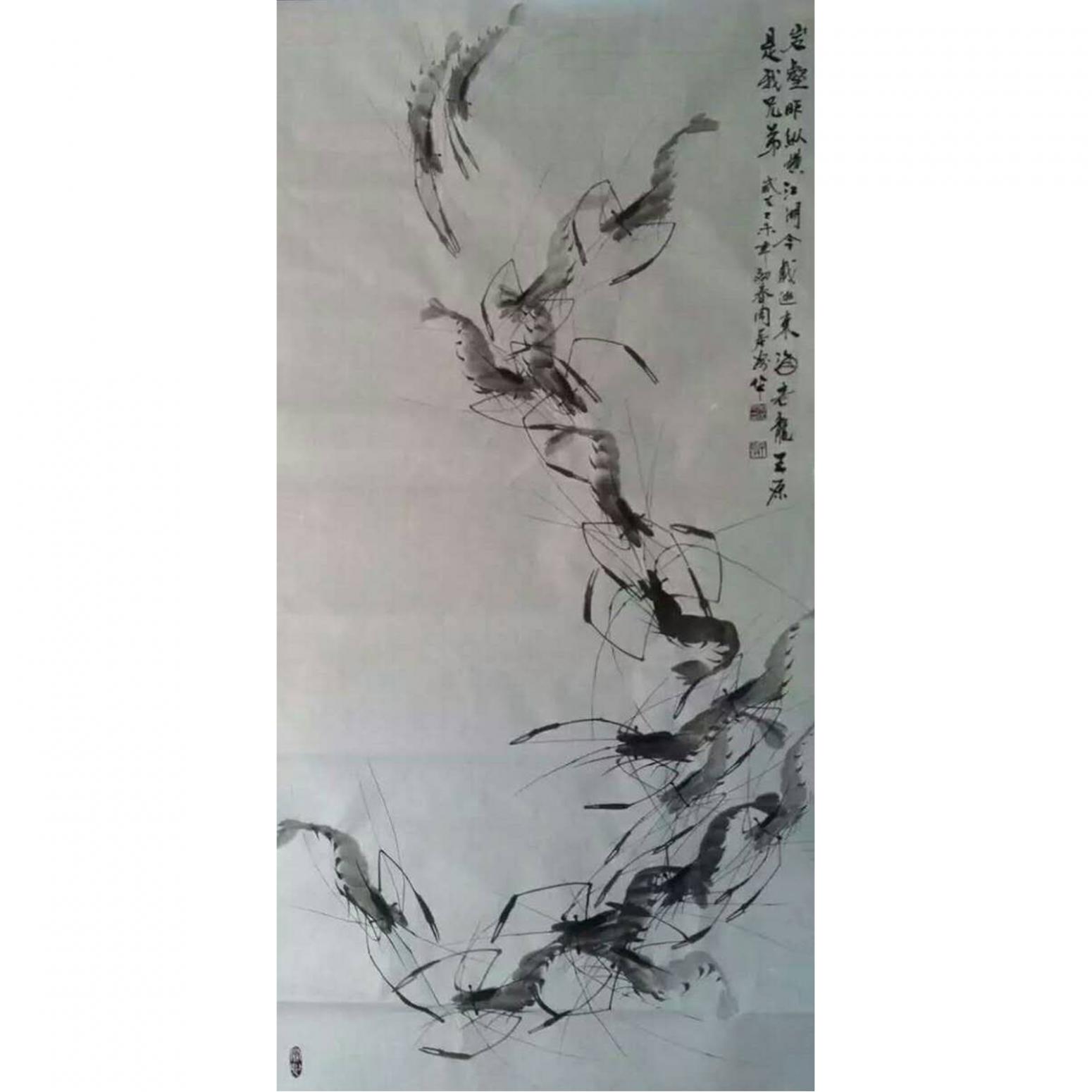 周居安国画作品《【勃勃生机】作者周居安》