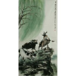 于波国画作品《【三阳开泰】作者于波》价格2400.00元