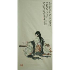 于波国画作品《【古琴雅乐】作者于波》价格4800.00元