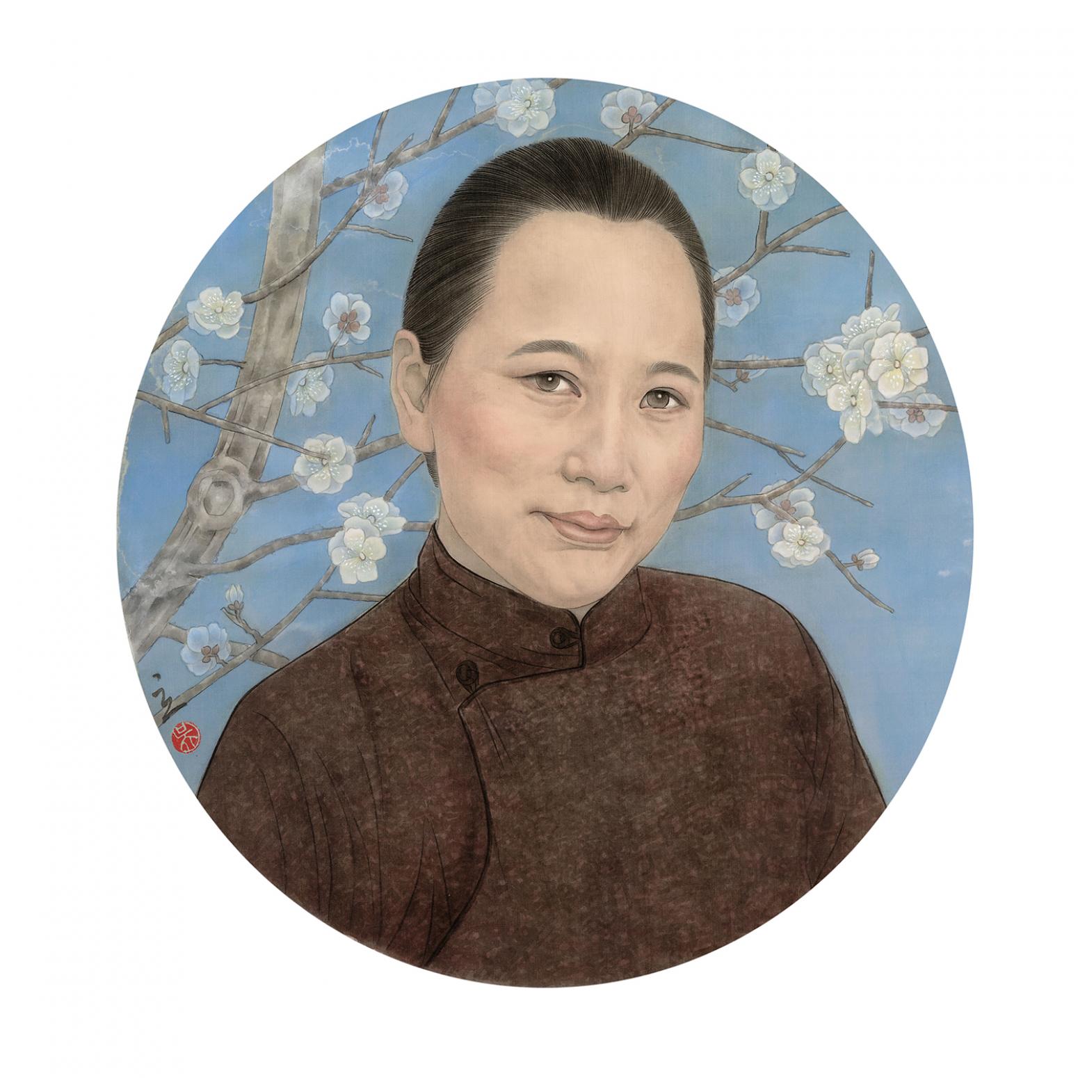 吴立国画作品《【人物】作者吴立》【图0】