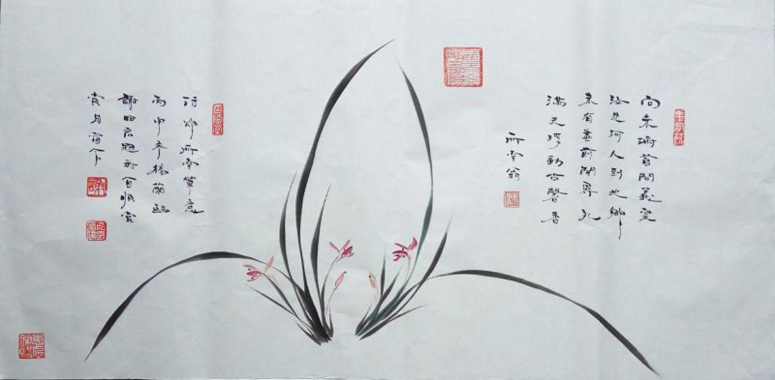 谢昭宏国画作品《【购买谢昭宏一帆风顺可赠兰花图】作者谢昭宏》【图0】