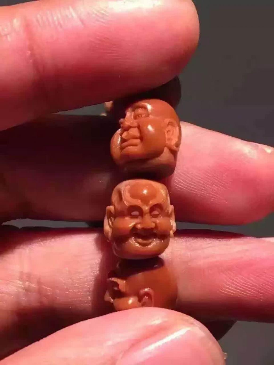 税小宁雕刻作品《【十八罗汉】作者税小宁》【图1】