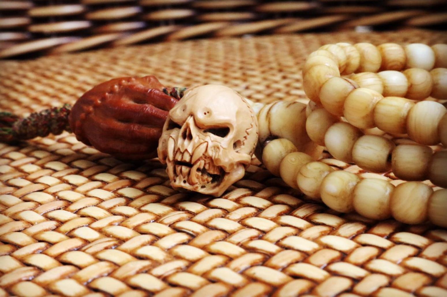 孙广文雕刻作品《【对孔  一颗】作者孙广文》【图1】