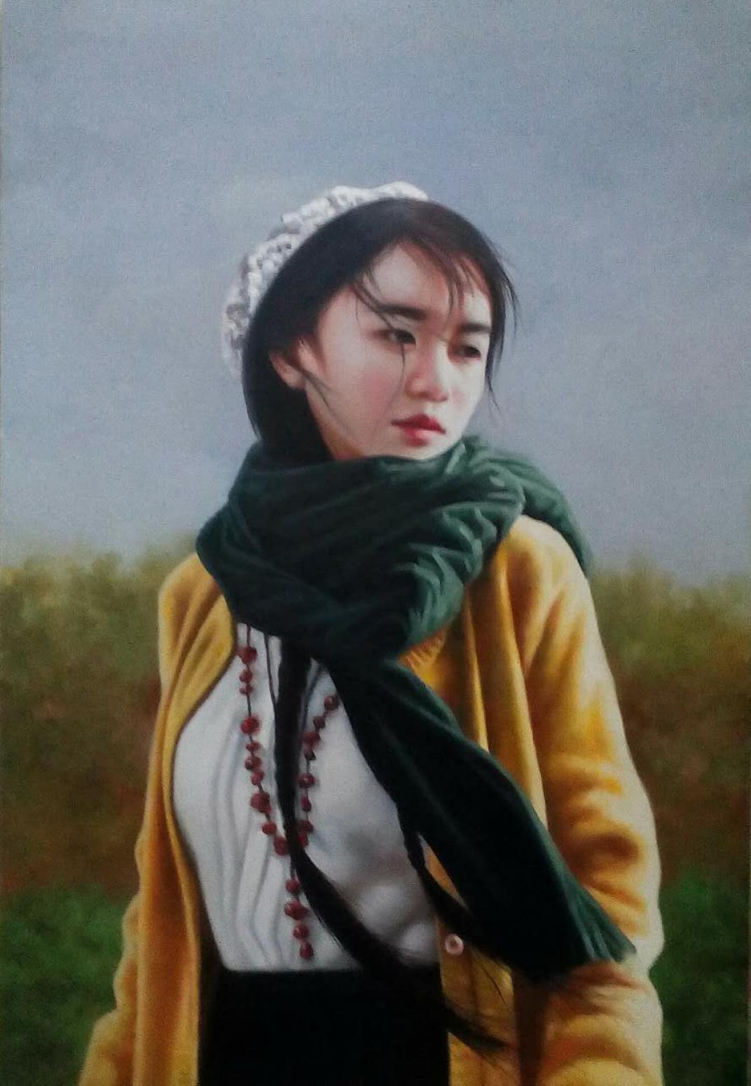 王冬寒油画作品《【写生 少女】作者王冬寒》【图0】