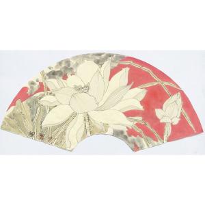 艺术品图片：艺术家刘长亮国画作品名称《【扇面】作者刘长亮》价格2400.00 元