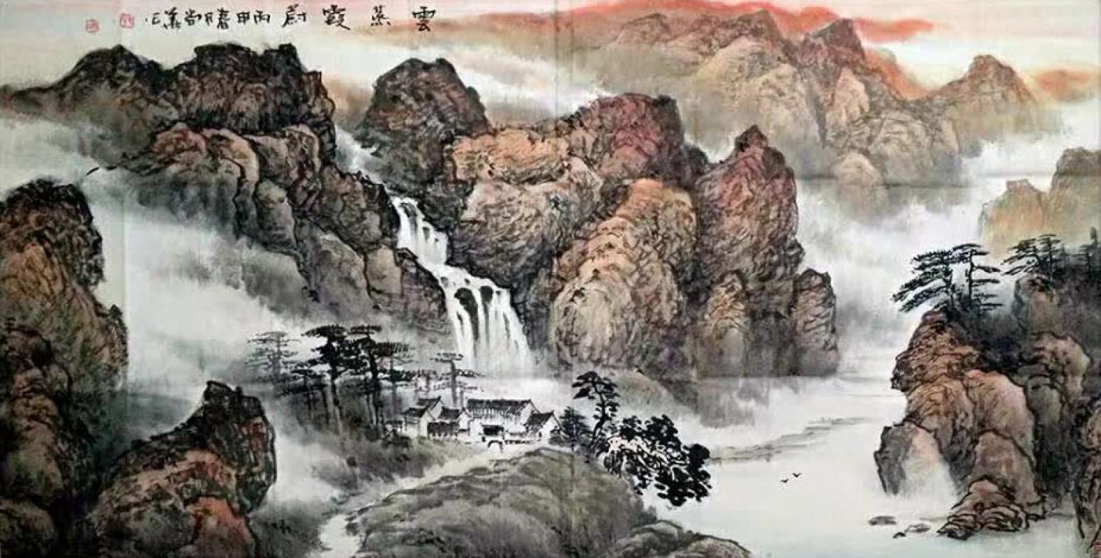 陶尚华国画作品《【山水8】作者陶尚华》【图0】