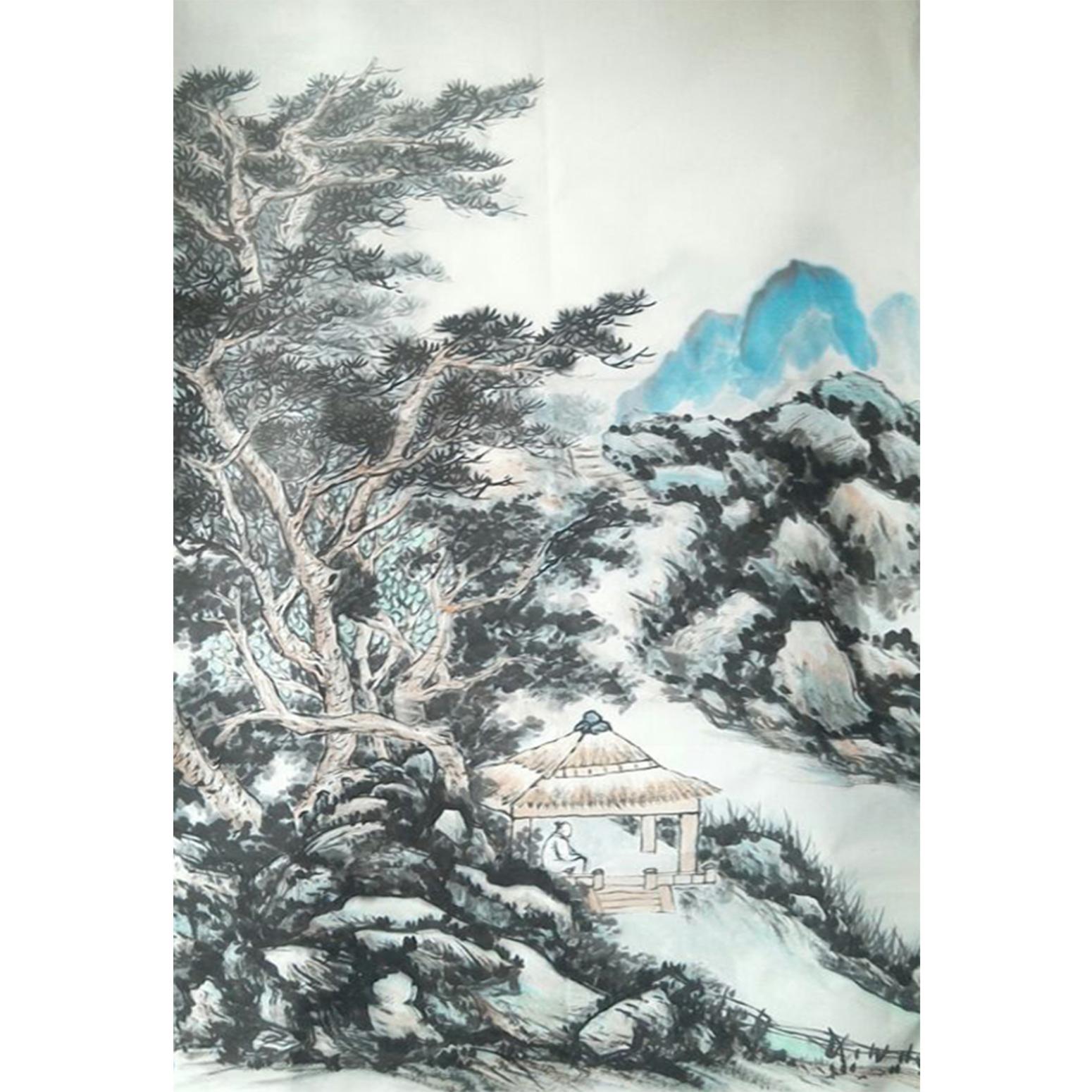 旺木国画作品《【山水1】作者旺木》