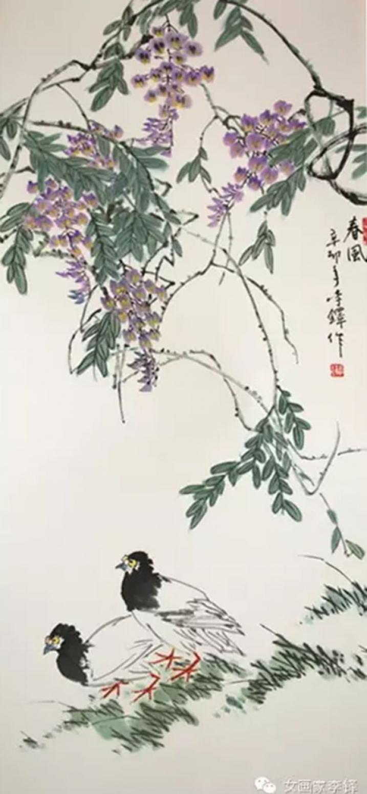 李铎国画作品《【花鸟1】作者李铎》【图0】