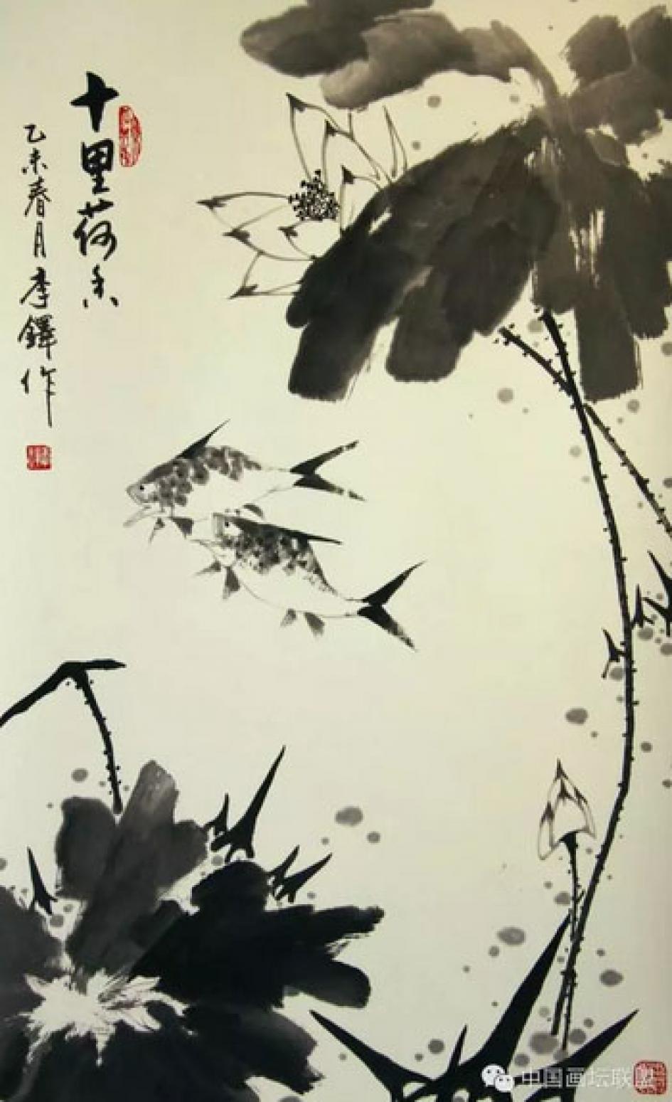 李铎国画作品《【花鸟3】作者李铎》【图0】