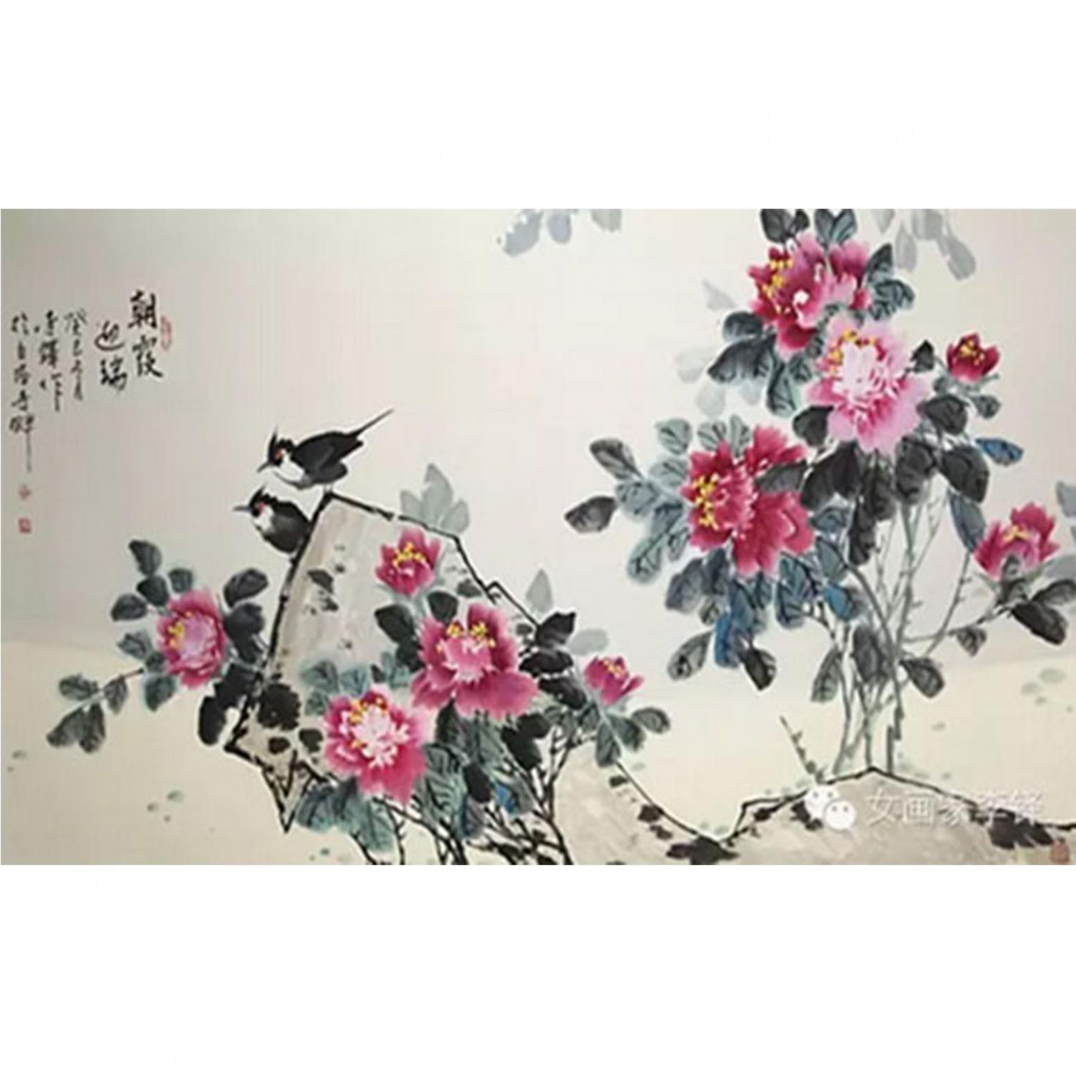 李铎国画作品《【花鸟7】作者李铎》