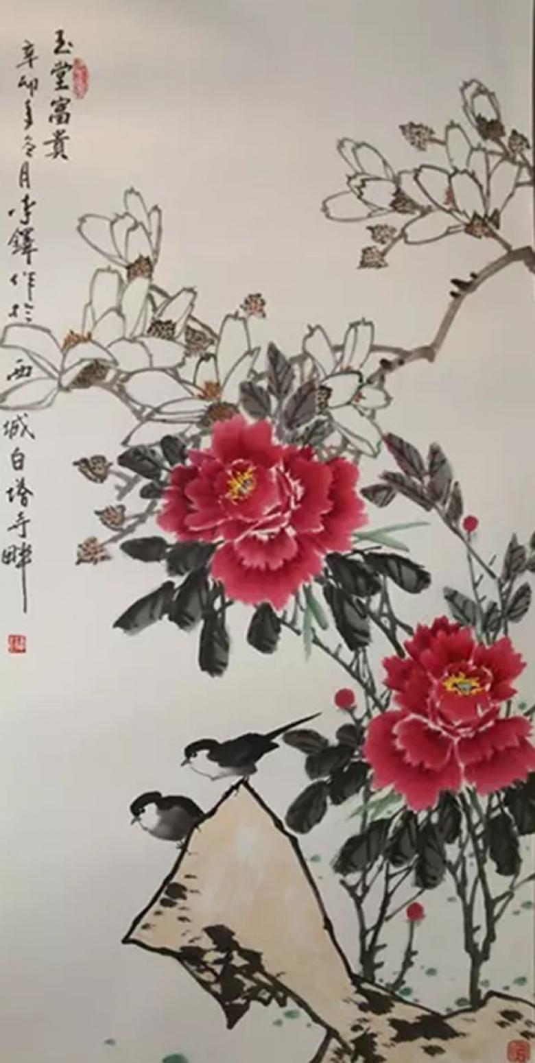 李铎国画作品《【花鸟9】作者李铎》【图0】