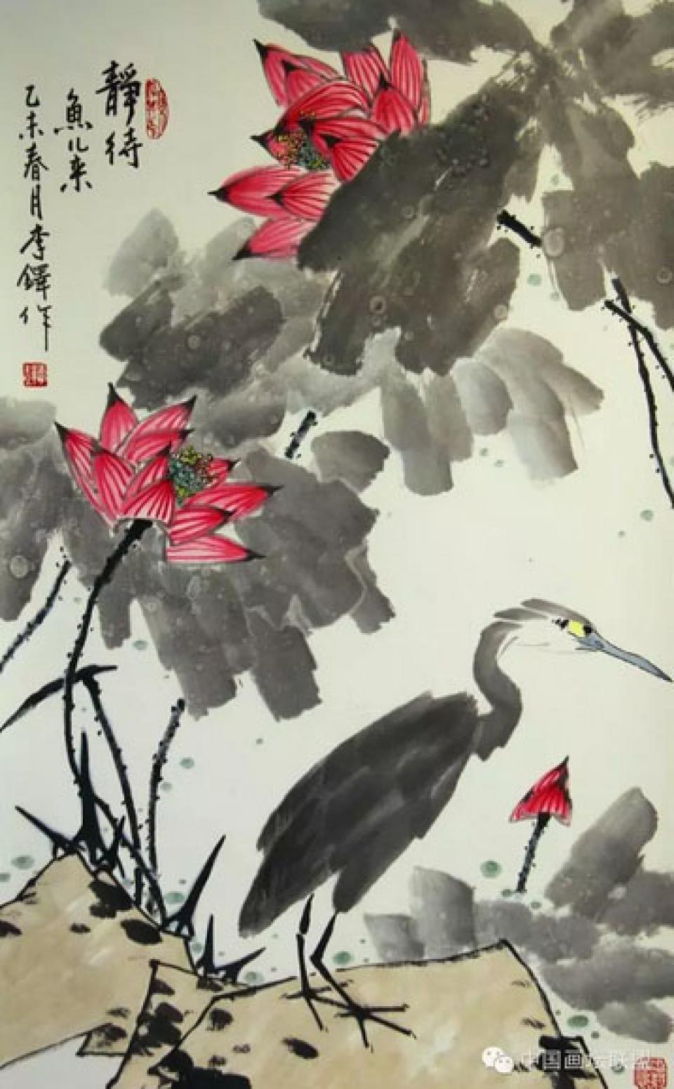 李铎国画作品《【花鸟14】作者李铎》【图0】