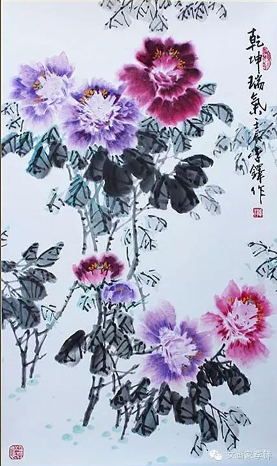 李铎国画作品《【花鸟16】作者李铎》【图0】