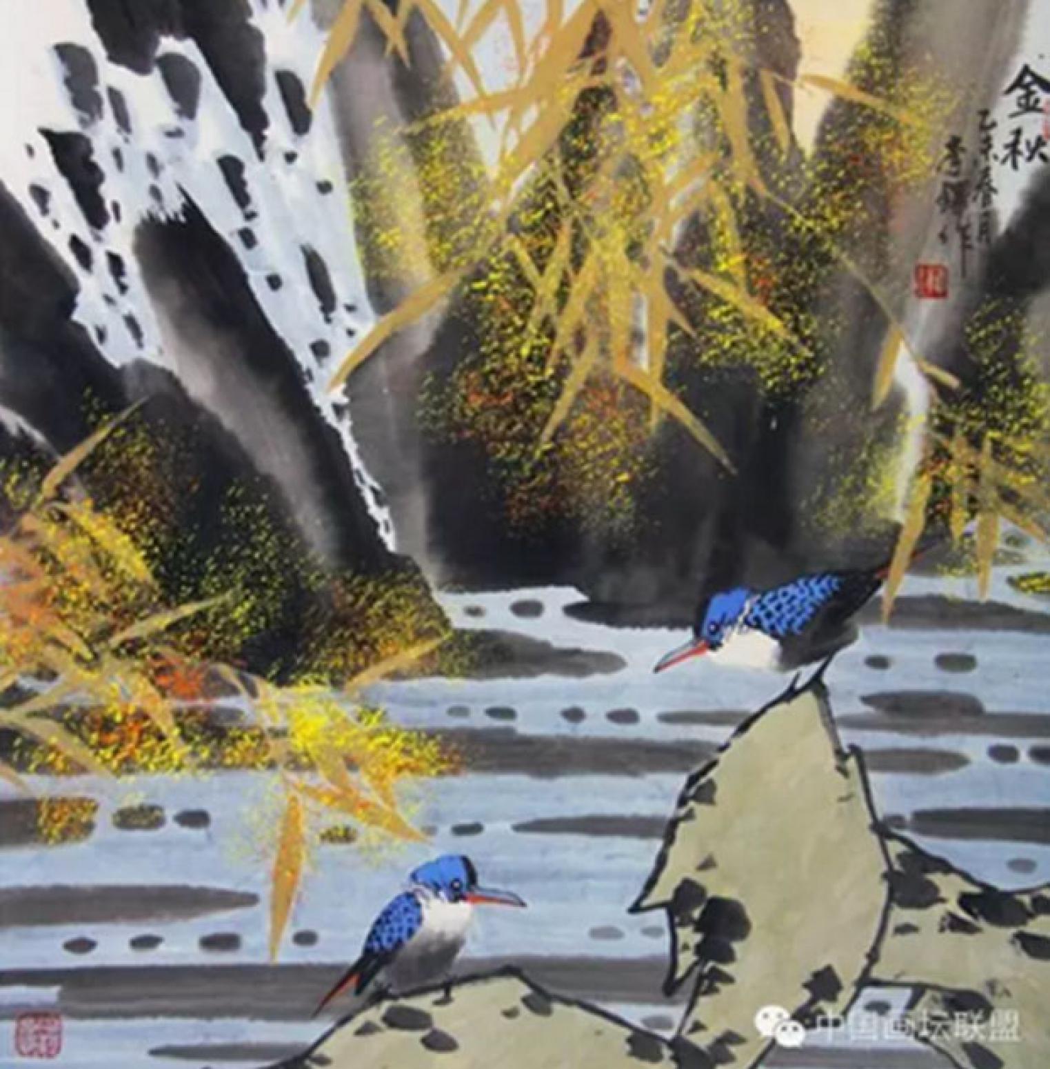 李铎国画作品《【花鸟22】作者李铎》【图0】