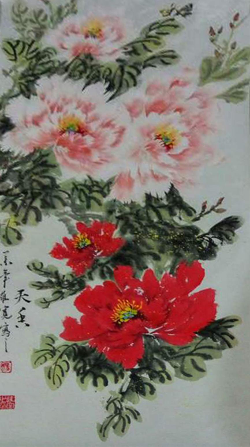 杨维宽国画作品《【富贵吉祥】作者杨维宽 可定制》【图0】