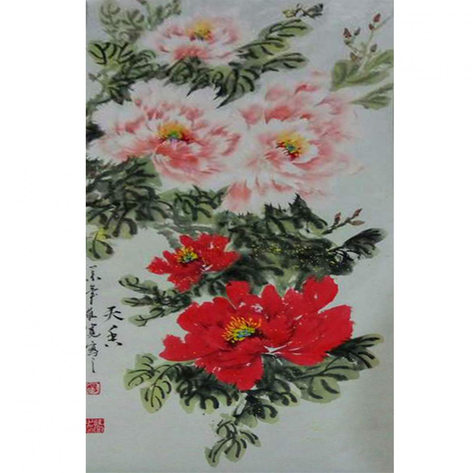 杨维宽国画作品《【富贵吉祥】作者杨维宽 可定制》