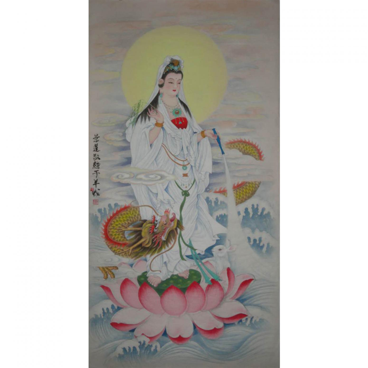 徐景莲国画作品《【普度】作者徐景莲》