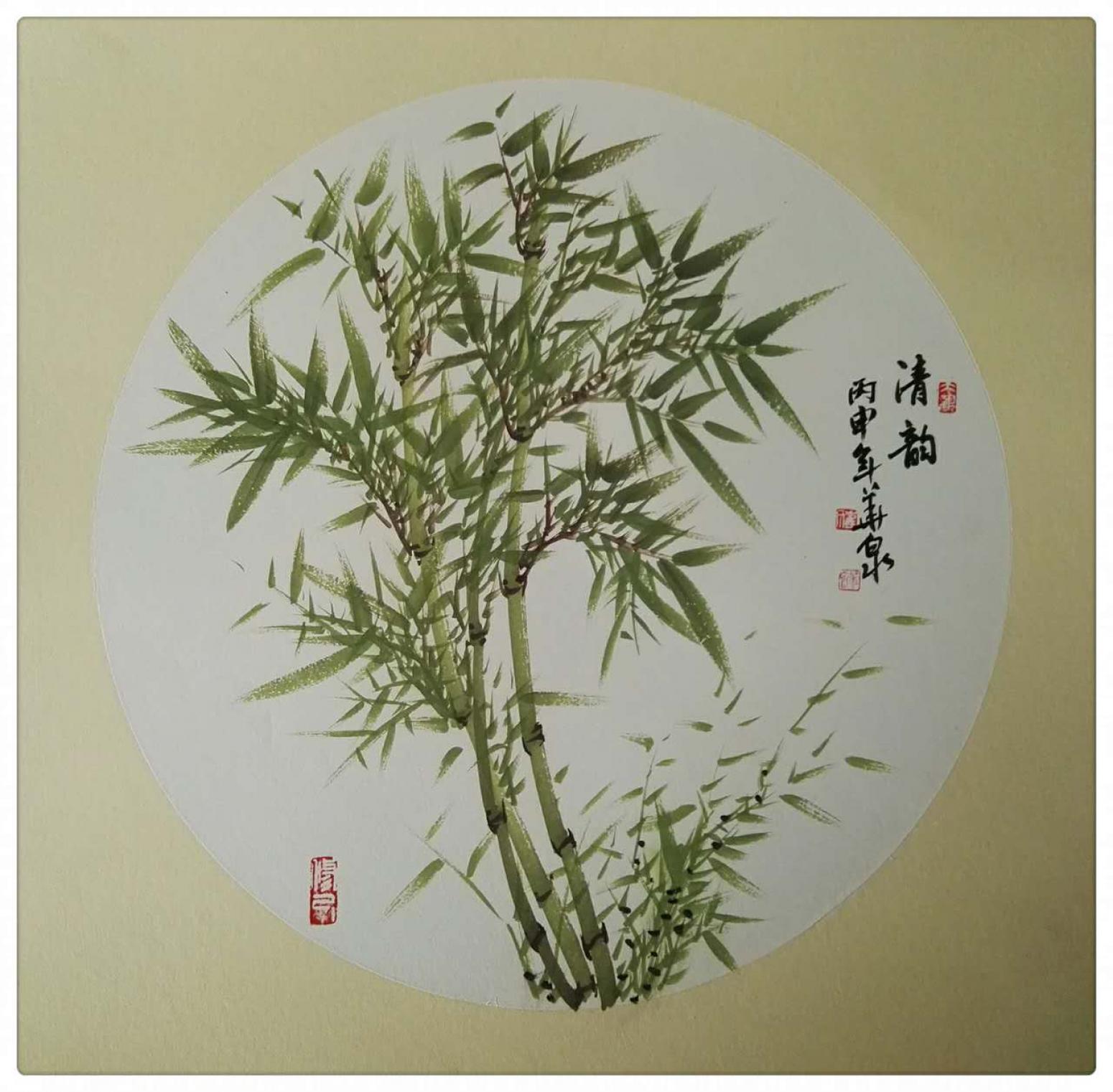 崔华泉国画作品《【清韵】作者崔华泉》