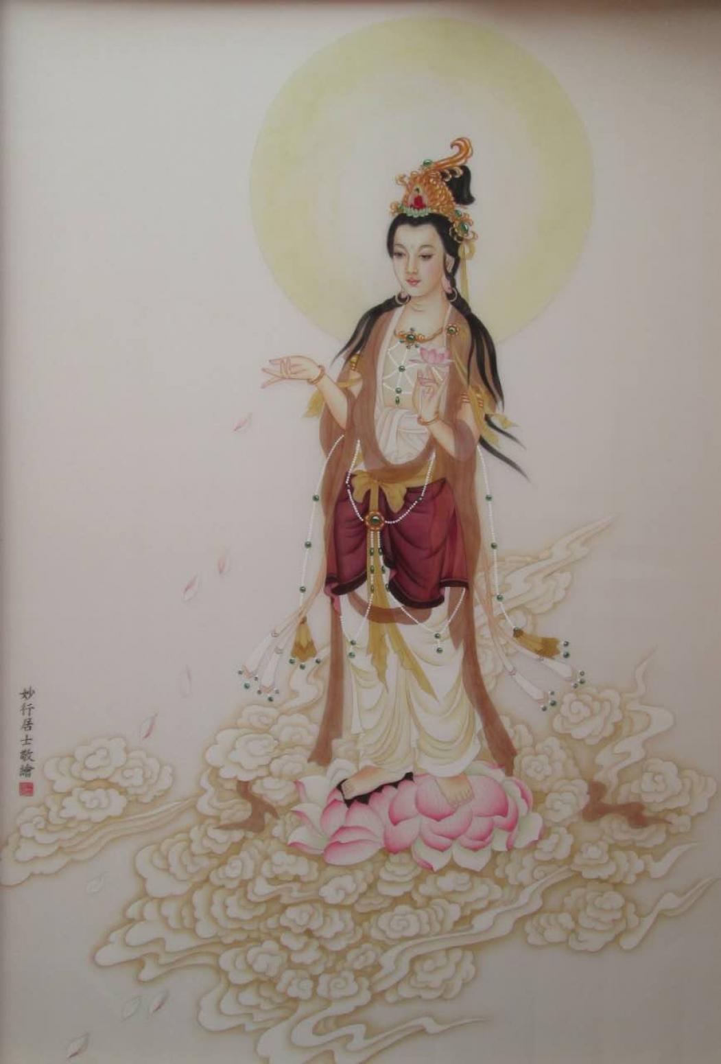 赖梅凤国画作品《【妙行居士8】作者赖梅凤》【图0】