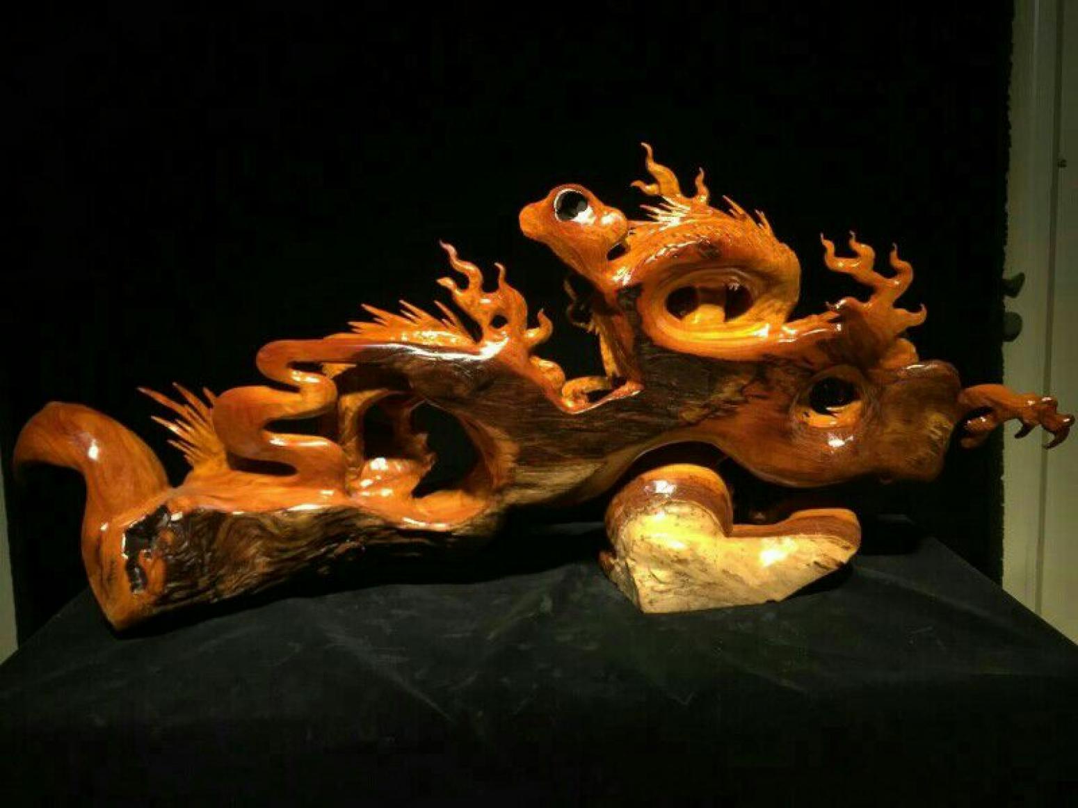 刘木雕刻作品《【盛世腾龙】持有人刘木》【图0】