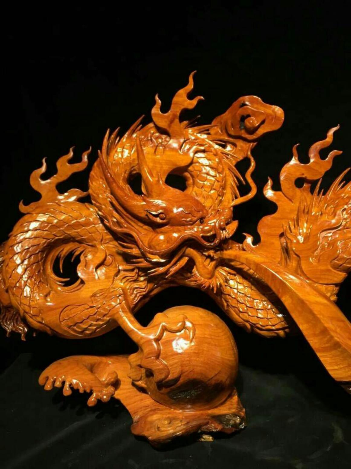 刘木雕刻作品《【盛世腾龙】持有人刘木》【图2】