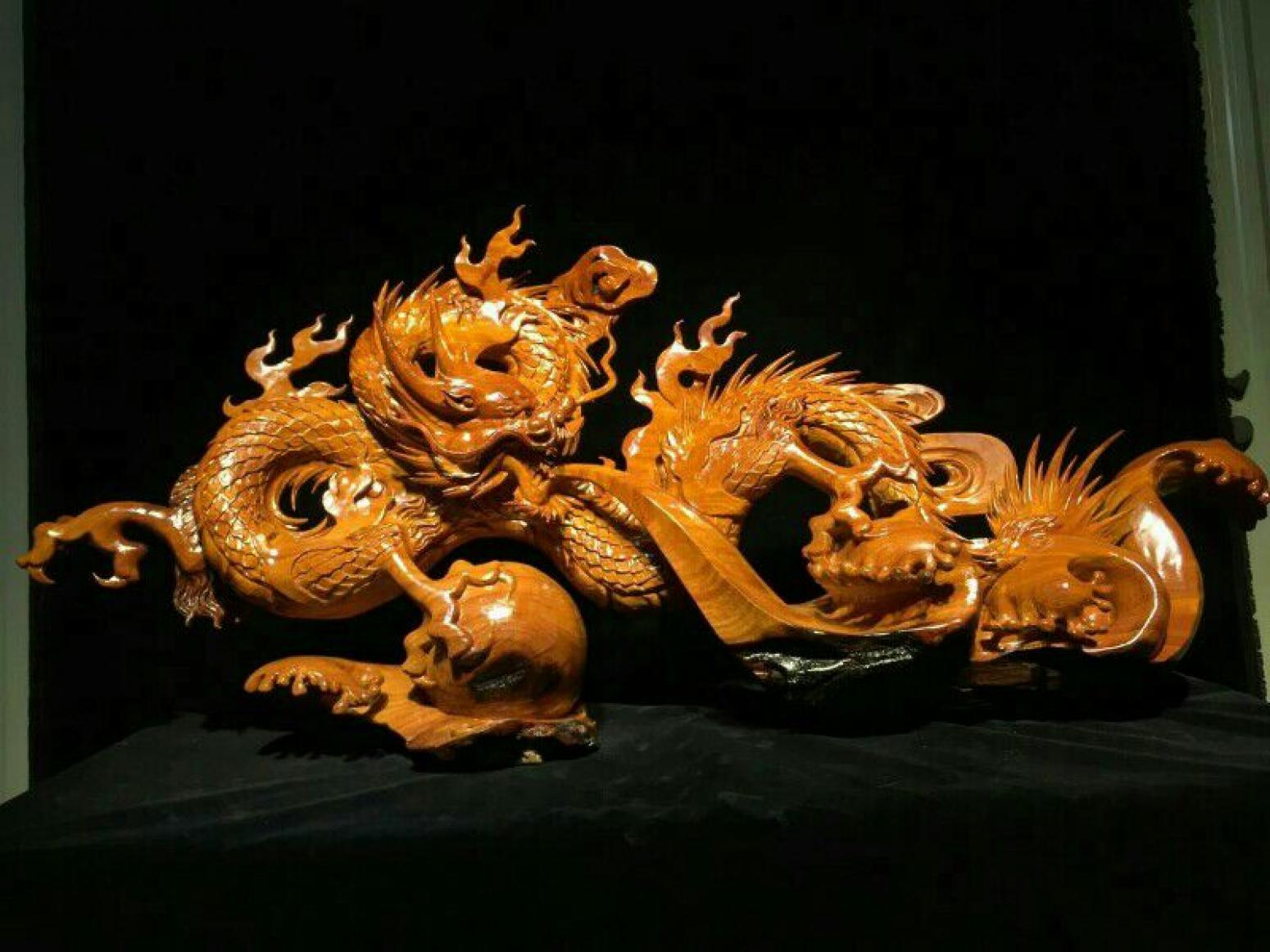 刘木雕刻作品《【盛世腾龙】持有人刘木》【图3】