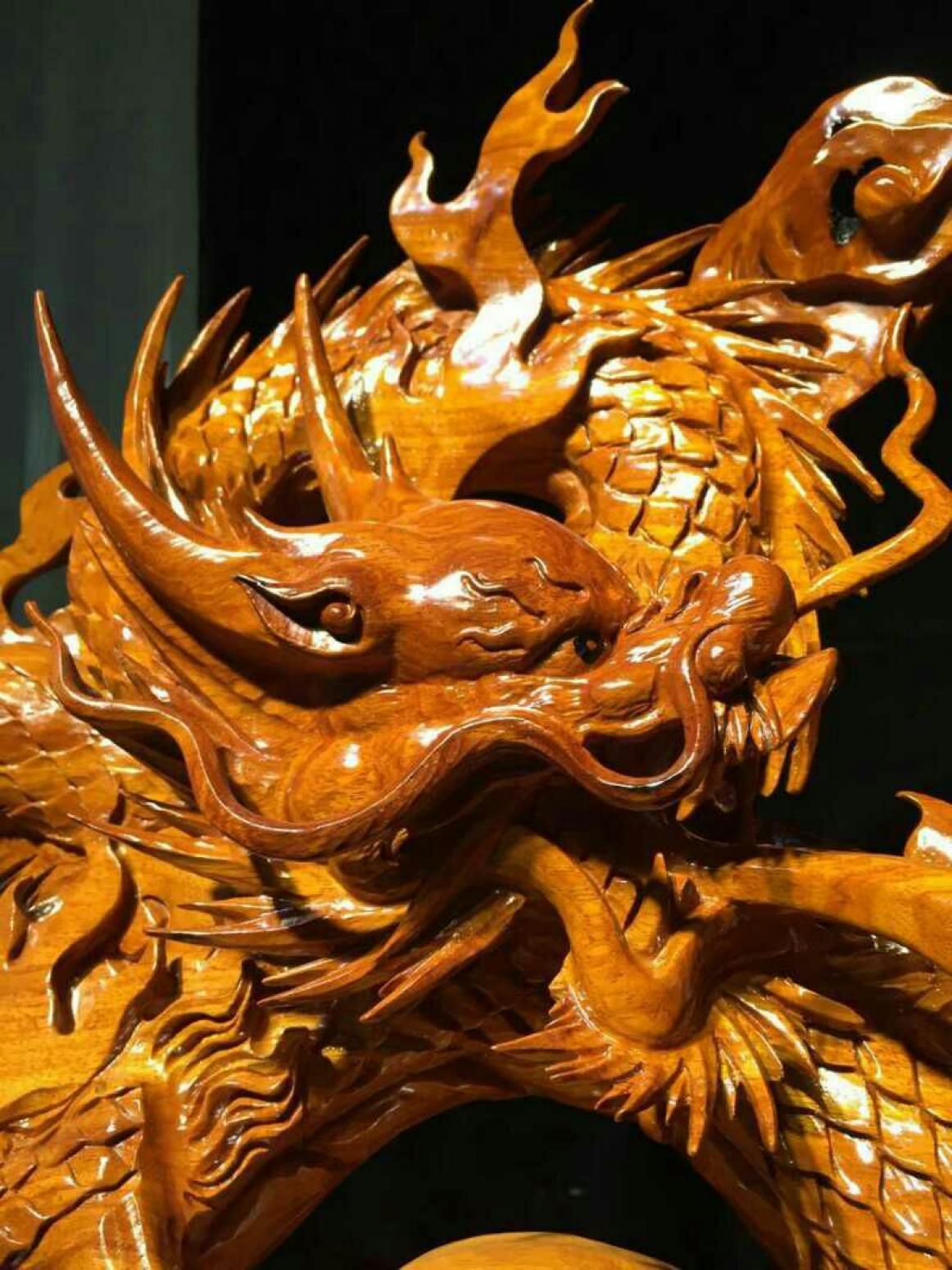 刘木雕刻作品《【盛世腾龙】持有人刘木》【图4】