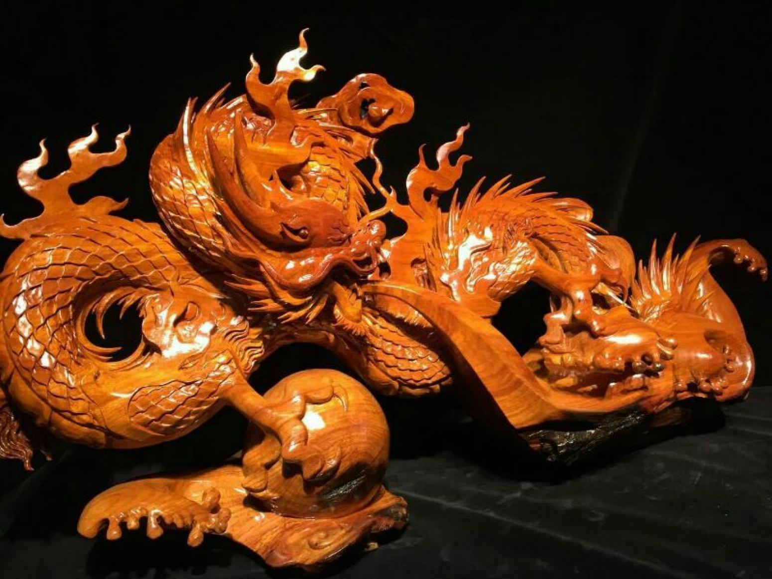 刘木雕刻作品《【盛世腾龙】持有人刘木》【图5】