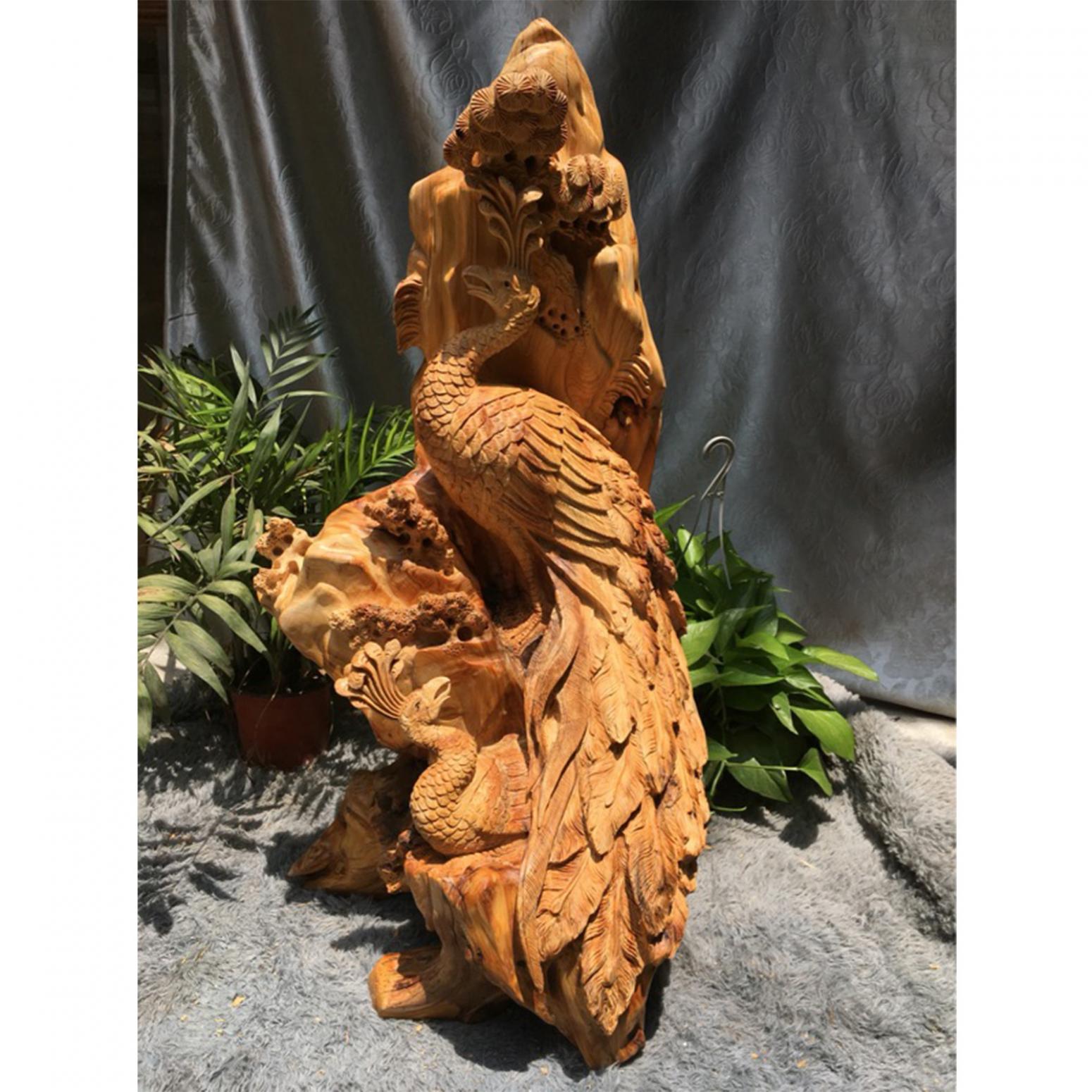 刘木雕刻作品《【孔雀】持有人刘木》