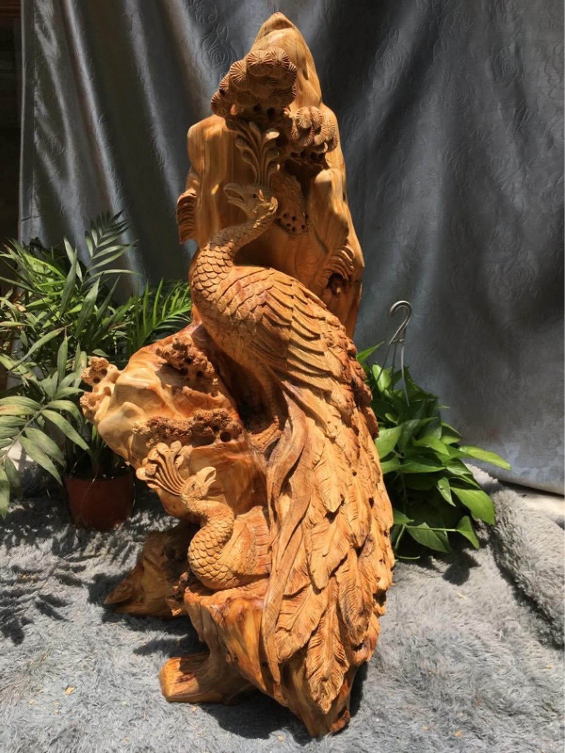 刘木雕刻作品《【孔雀】持有人刘木》【图2】