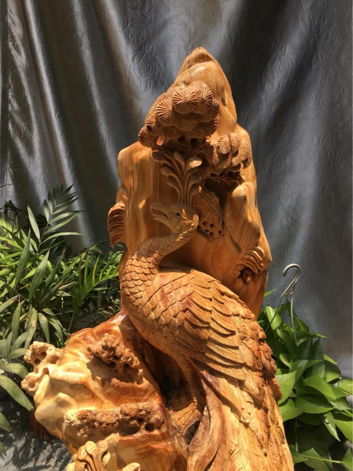 刘木雕刻作品《【孔雀】持有人刘木》【图5】