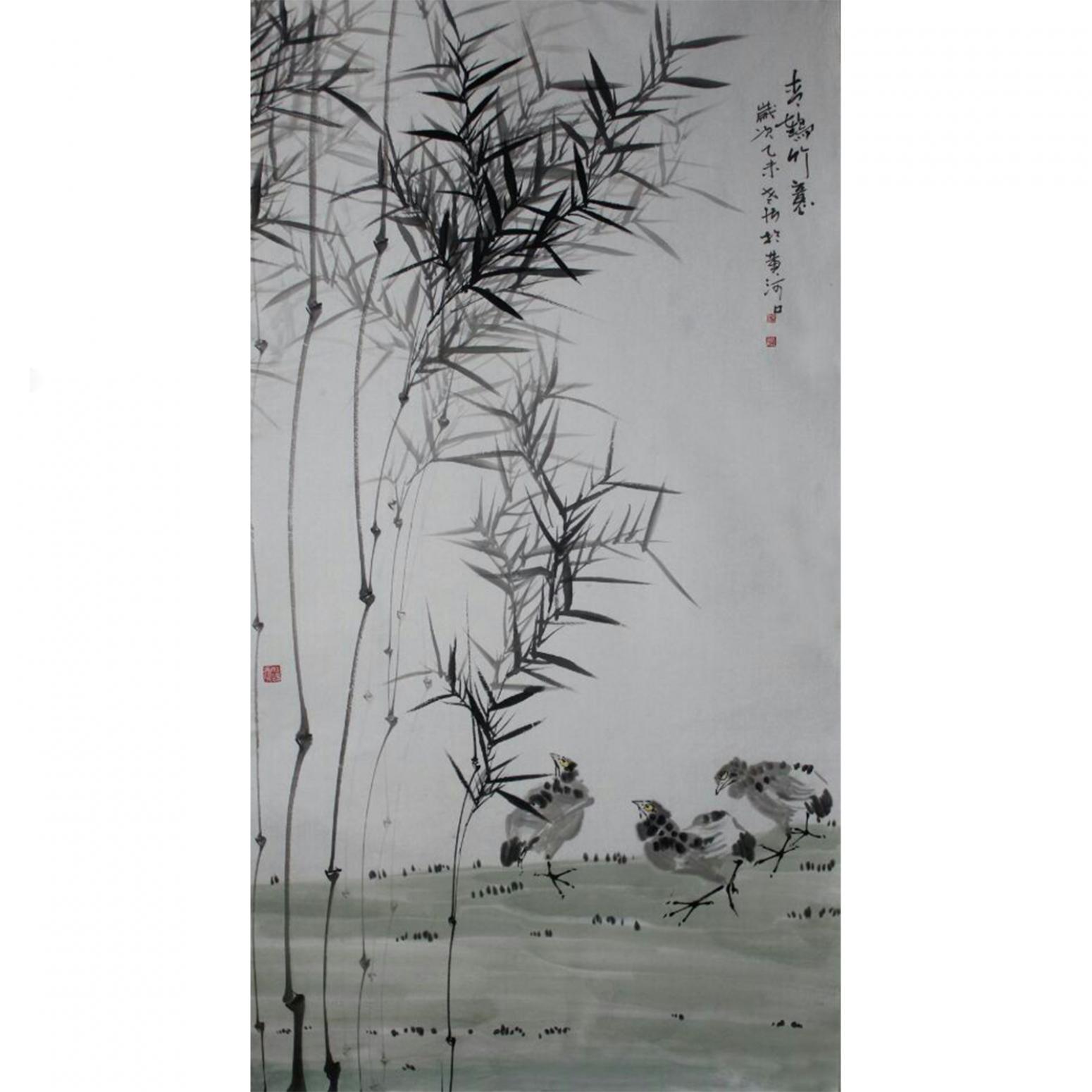 李贺国画作品《【花鸟6】作者李贺》