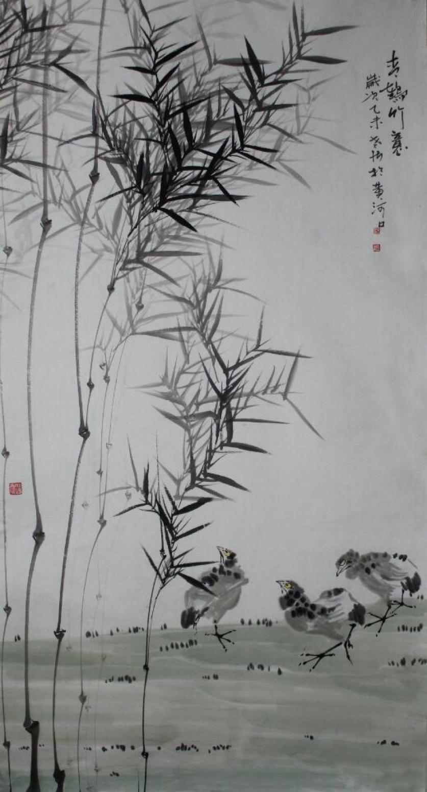 李贺国画作品《【花鸟6】作者李贺》【图0】