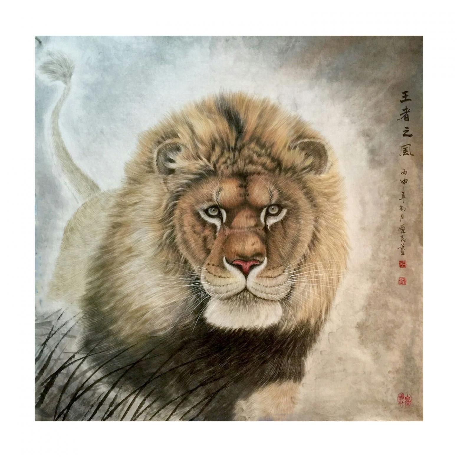 胡爱民国画作品《【花鸟6】作者胡爱民（可定制）》